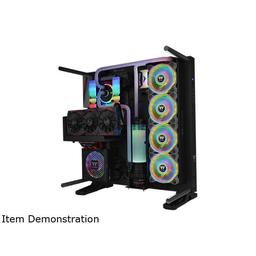 Thermaltake Riing Quad 12 RGB Radiator TT Premium Edition 40.9 CFM 120 mm Fans 3-Pack