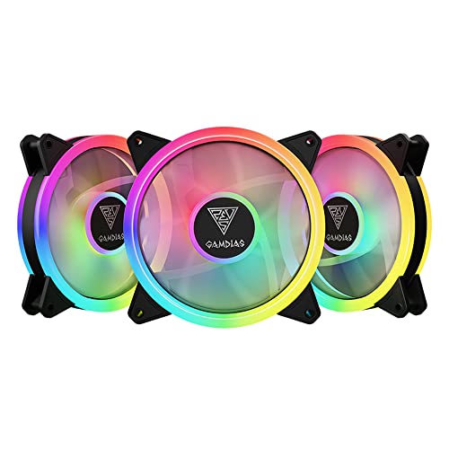 GAMDIAS AEOLUS M2-1203 LITE 46.7 CFM 120 mm Fans 3-Pack