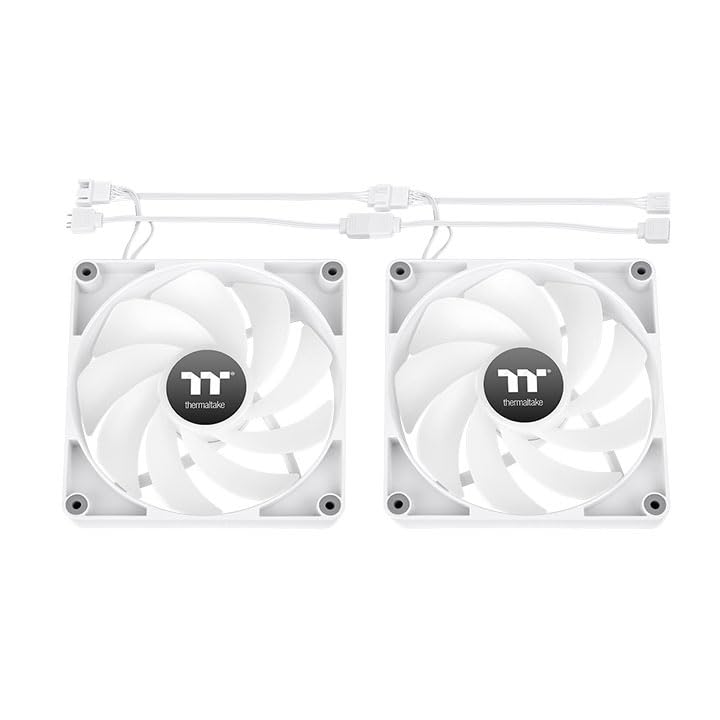 Thermaltake CT140 Reverse ARGB Sync 94.95 CFM 140 mm Fans 2-Pack