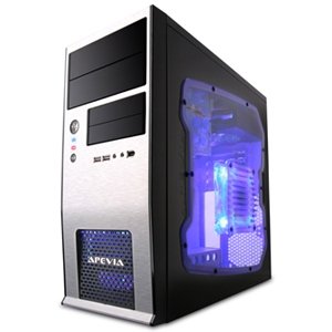 Apevia X-QBOII MicroATX Mini Tower Case w/500 W Power Supply