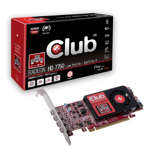 Club 3D CGAX-7758LM4 Radeon HD 7750 2 GB Graphics Card