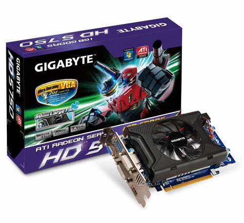 Gigabyte GV-R575OC-1GI Radeon HD 5750 1 GB Graphics Card