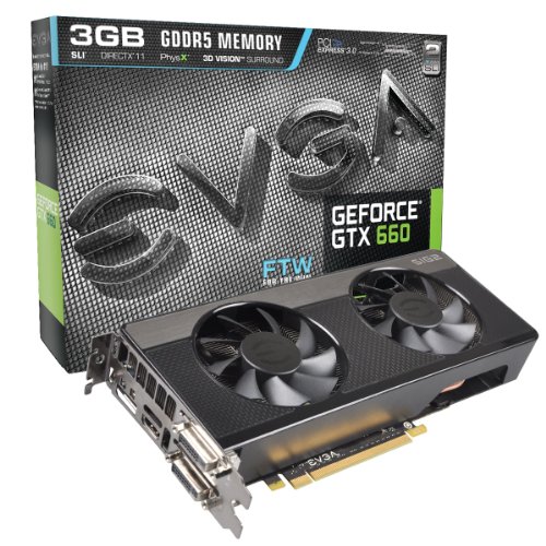 EVGA 03G-P4-2667-KR GeForce GTX 660 3 GB Graphics Card