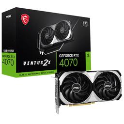 MSI VENTUS 2X OC GeForce RTX 4070 12 GB Video Card