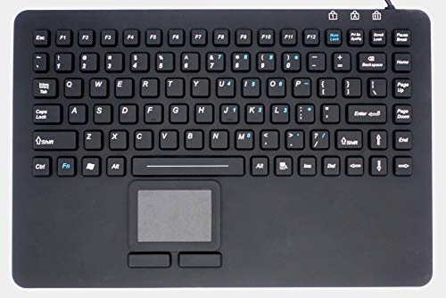 SolidTek KB-IN87KB Wired Mini Keyboard With Touchpad