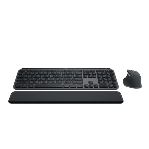 Logitech MX KEYS S Bluetooth/Wireless/Wired/Wired Slim Keyboard With Laser Mouse