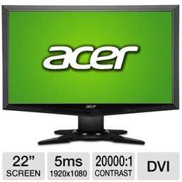 Acer G215HVBbd 21.5" 1920 x 1080 60 Hz Monitor