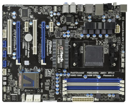 ASRock 870 Extreme3 R2.0 ATX AM3+ Motherboard