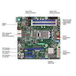 ASRock C246M WS Micro ATX LGA1151 Motherboard