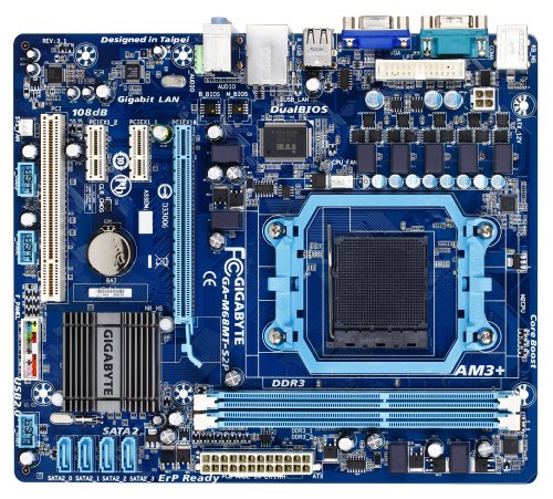 Gigabyte GA-M68MT-S2P Micro ATX AM3 Motherboard