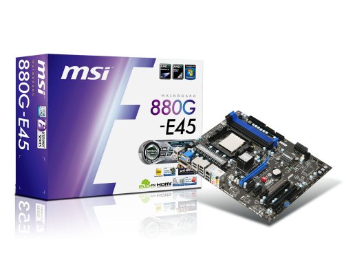 MSI 880G-E45 ATX AM3 Motherboard