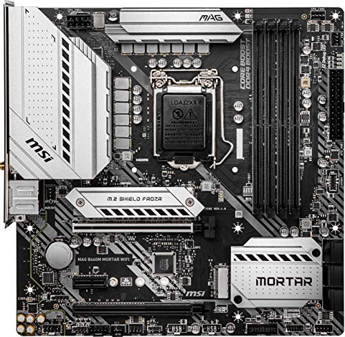 MSI MAG B460M MORTAR WIFI Micro ATX LGA1200 Motherboard