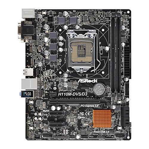 ASRock H110M-DVS/D3 Micro ATX LGA1151 Motherboard