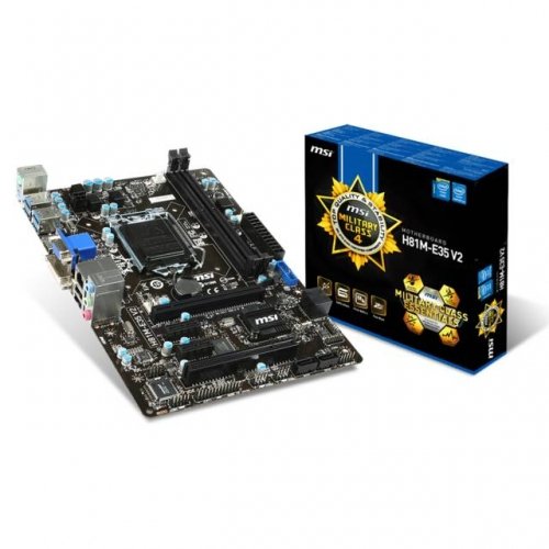 MSI H81M-E35 V2 Micro ATX LGA1150 Motherboard