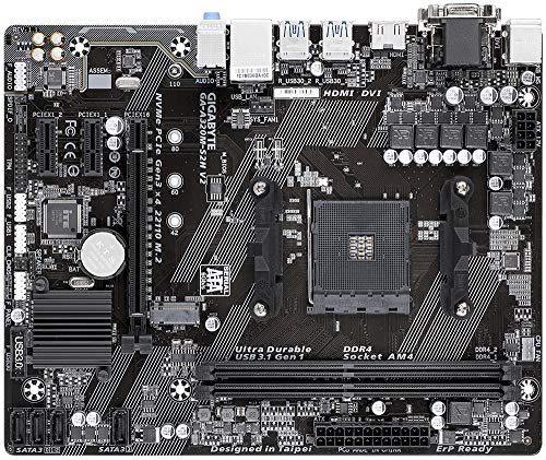 Gigabyte GA-A320M-S2H V2 Micro ATX AM4 Motherboard