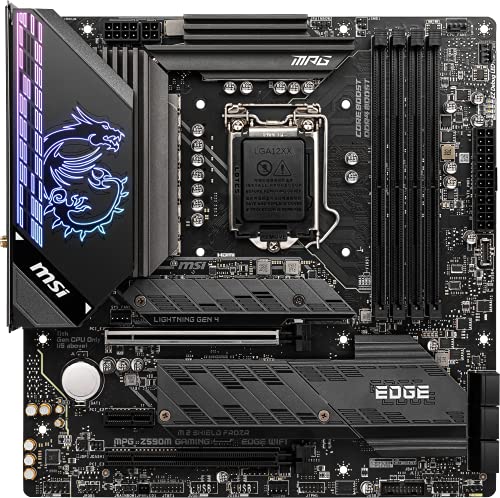 MSI MPG Z590M GAMING EDGE WIFI Micro ATX LGA1200 Motherboard