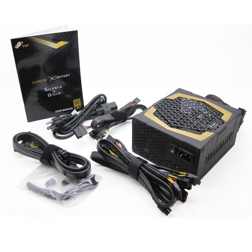 FSP Group AU-500FL 500 W 80+ Gold Certified Semi-modular Fanless ATX Power Supply