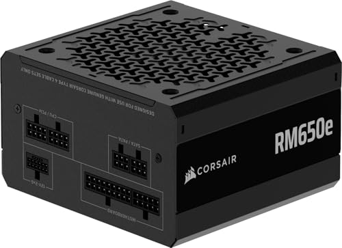 Corsair RM650e (2025) 650 W Fully Modular ATX Power Supply