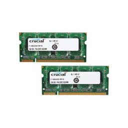 Crucial CT2KIT12864AC800 2 GB (2 x 1 GB) DDR2-800 SODIMM CL6 Memory