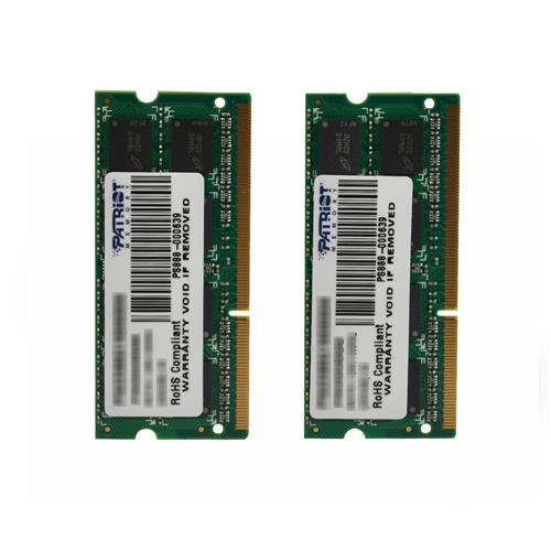 Patriot Signature 4 GB (2 x 2 GB) DDR3-1600 SODIMM CL11 Memory