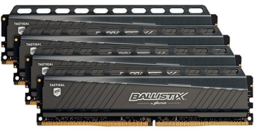 Crucial Ballistix Tactical 16 GB (4 x 4 GB) DDR4-2666 CL16 Memory