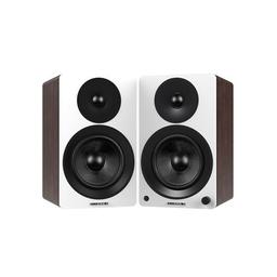 Fluance Ai60 White Walnut 100 W 2.0 Channel Speakers