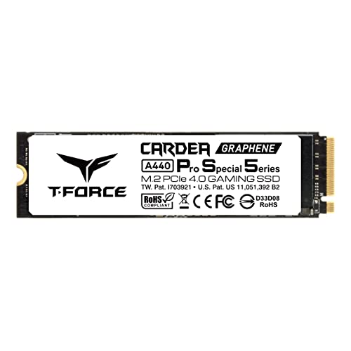 TEAMGROUP T-Force Cardea A440 Pro Special Series 4 TB M.2-2280 PCIe 4.0 X4 NVME Solid State Drive
