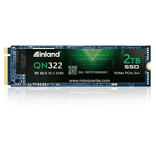 Inland QN322 2 TB M.2-2280 PCIe 3.0 X4 NVME Solid State Drive