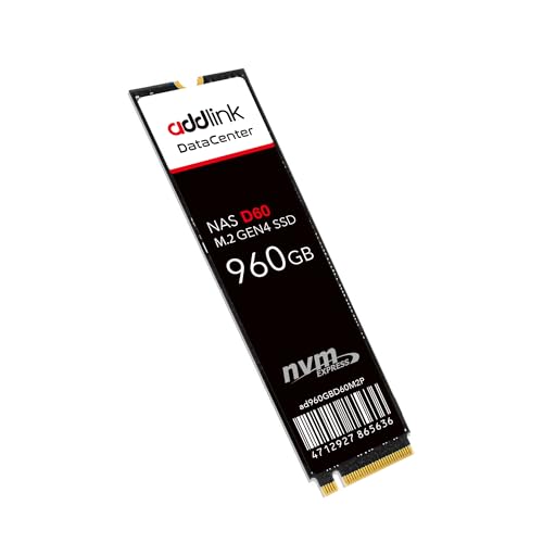 Addlink D60 960 GB M.2-2280 PCIe 4.0 X4 NVME Solid State Drive