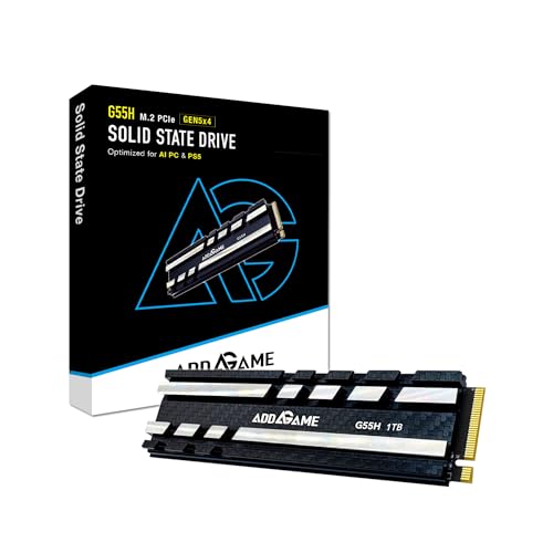 Addlink G55H 1 TB M.2-2280 PCIe 5.0 X4 NVME Solid State Drive