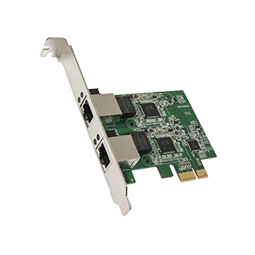 Syba SD-PEX24066 2 x 2.5 Gb/s Ethernet PCIe x1 Network Adapter